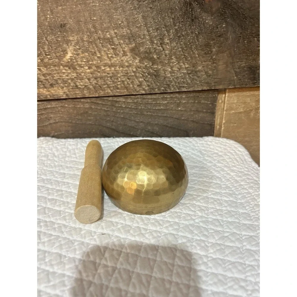 Brass Singing Bowl‎ With Striker 4 Inches